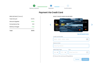 Credit Card Checkout - eComerce app branding dailyui design design thinking graphic design payement ui ux website