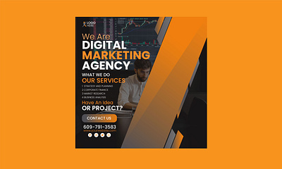 Digital Marketing Agency Ads banner design branding digital marketing digital marketing agency flyer digital marketing banner digital marketing flyer flyer design graphic design