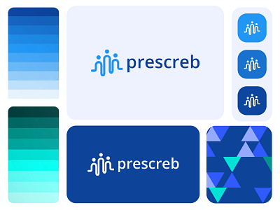 "Prescreb" (Non-profit organization) Logo Design blue color logo brand brand design brand identity brand identity deisgn brand manual branding branding design classysharif creative logo graphic design logo logo design logos minimalist logo non profit non profit logo prescreb logo