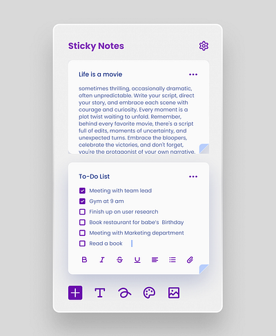 Note Widget ui