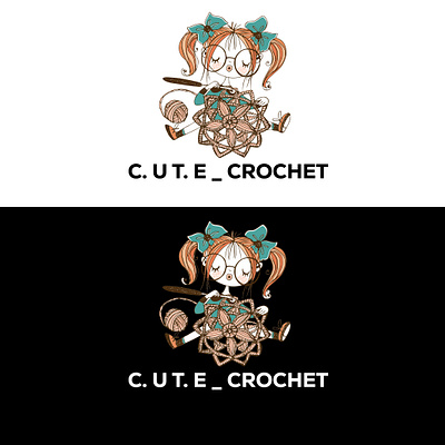 CUTE CROCHET 3d app branding design graphic design illustration logo ui ux vector