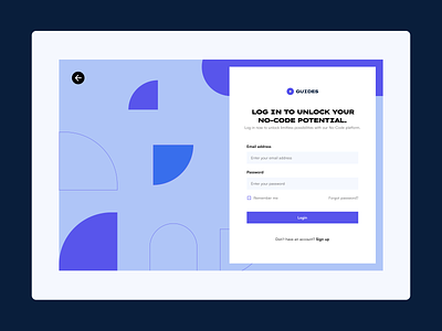 Guides - Membership Website branding design landing page ui ux website