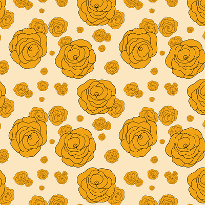 Rose seamless vector pattern autumn beautiful design dribbble floral illustration geometric graphic design illustration line drawing pretty rose seamless pattern spring summer textile print unique vector vector art