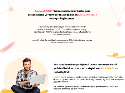 Lavia academy web design 3d animation beautiful web design branding brend creaive web design creative design figma graphic design logo motion graphics portfolio ui ux web web design