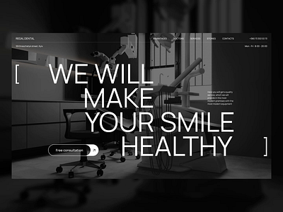 Regal Dental | Website preloader for a premium dental clinic dental dental clinic landing page premium websites services site ui uiux ux web design web production webdesign website