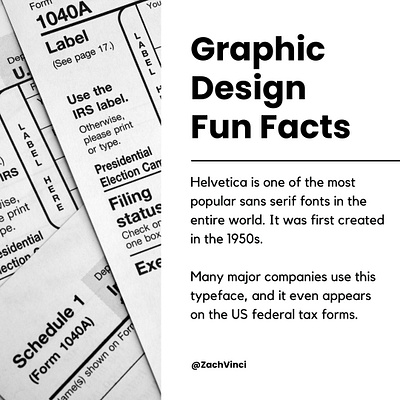 Graphic Design Facts | Zach Vinci art art design design designer zach vinci