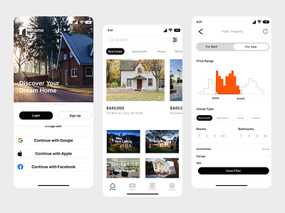 Jameen Dekho - A Real Estate App appdesign design figma realestateapp uidesign uiux
