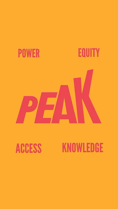 PEAK Education Partners 3 animation branding graphic design logo motion graphics