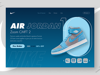 Landing Page Design for Nike landingpagedesign nikewebsite ui uidesign uiux userexperience design userinterfacedesign webdesign webdesinger websitedesign webui