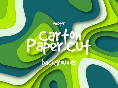 Paper Cut Backgrounds abstract background cardboard carton cartoon colorful elevation illustration layered origami paper paper cut shadow top view vector wallpaper waves wavy