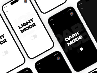 Mobile App - On/Off Switch 🚀 daily ui dark mode design light mode mobile app mobile design onoff swith switch typography ui