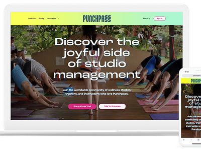 Punchpass Website Redesign interaction design ui ux website design