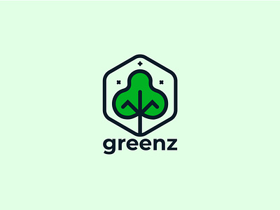 Greenz banding logo design brand identity brand logo branding creative design graphic design greenz illustration logo logo design nature logo vector