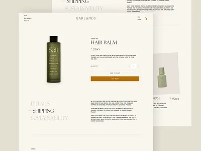 E-Commerce Concept beauty ecomm ecommerce natural product website wellness