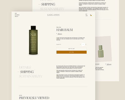 E-Commerce Concept beauty ecomm ecommerce natural product website wellness