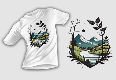 Nature T shirt design ai branding design dribble dribble t shirt design graphic design illustration inspirational quote logo nature nature t shirt desn t shirt design t shirt designs tee typo typography