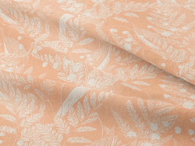 Pantone Color of the year 2024 Peach Fuzz Patterns set design flowers garden illustration pantone2024 pattern peachfuzz tanyavollar watercolor