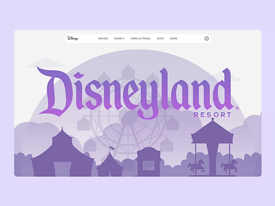 Disney | corporate website redesign animation design ui ux web