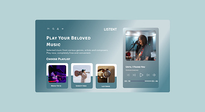 Music Player animation design music musicplayer new newcreation ui uiux