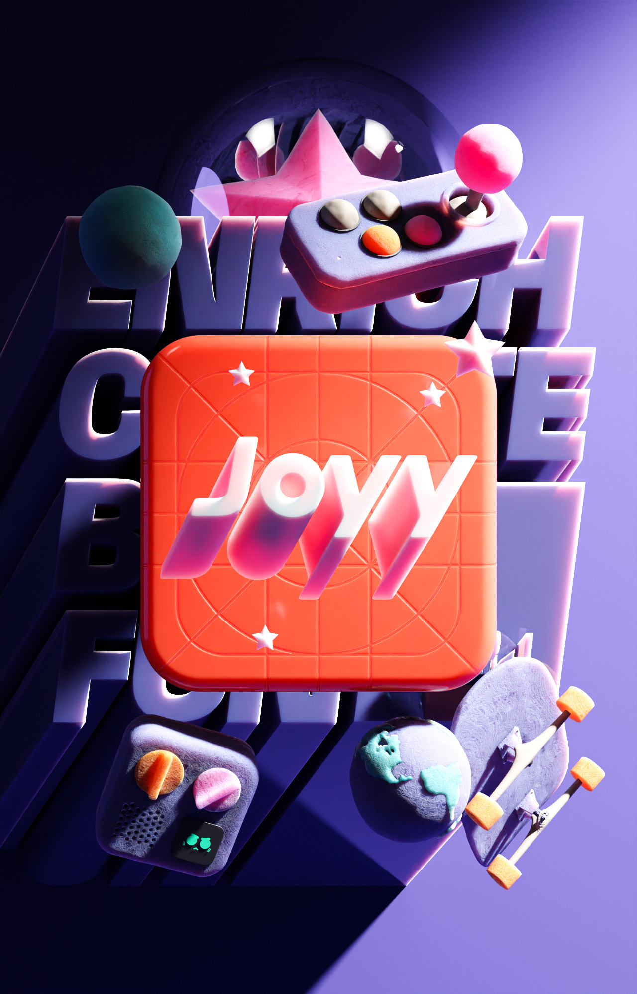 An untitled rendering for JOYY by Jony on Dribbble