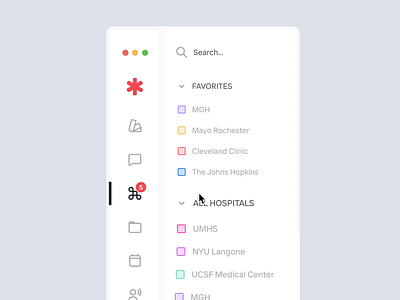Sidebar design, medical dashboard | Lazarev. animation apple buttons clean dashboard design fields inspiration interaction interface medical popular product design sidebar ui user experience ux