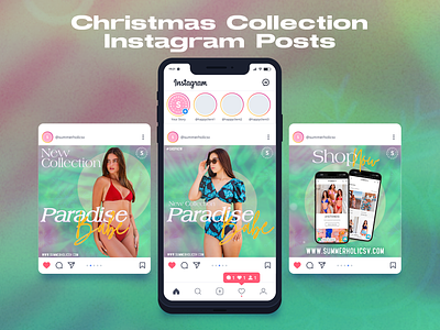 Christmas collection | Instagram posts beach beach posts branding christmas collection christmas posts facebook posts fashion posts feed posts instagram instagram feed instagram posts new campaign new campaign posts new collection social media content social media imagery story summer summer posts visual identity