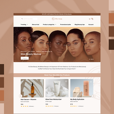Beauty website 3d beauty beauty website branding design ecommerce figma graphic design illustration logo ui ui design uiux ux ux design vector