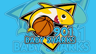 baby shark basket ball mascot logo baby shark logo baby shark mascot logo basketball basketball logo basketball mascot logo character design clipart design graphic design illustration kids basketball logo logo mascot logo shark basketball logo vector