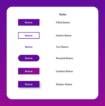 Button Styles ui