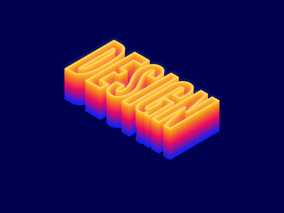 3D Text 3d adobe illustrator branding graphic design typography