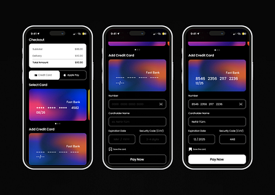 Daily UI Challenge #002 ; Credit Card Checkout app card credit design figma graphic design minimal payment ui ux