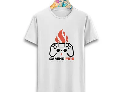minimalist gaming controller fire logo design branding design firelogo ga game graphic design icon illustration logo logo creator logo make logodesign ui