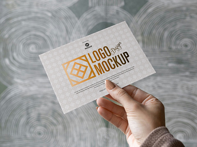 Free Premium Logo Mockup logo