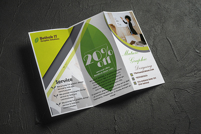 Trifold Broucher Front branding graphic design