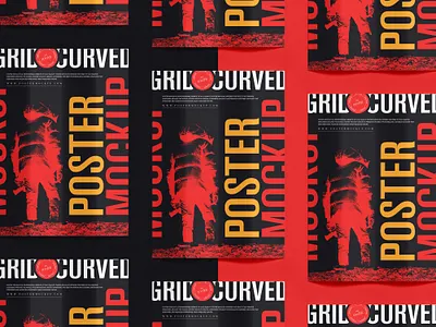 Free A3 Poster Mockup flyer mockup