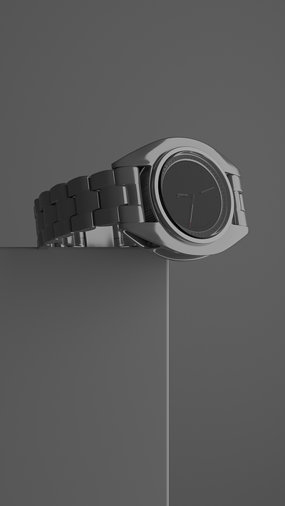 3d watch model 3d