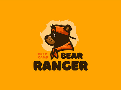 Bear Ranger logo design graphic design logo mascot vector