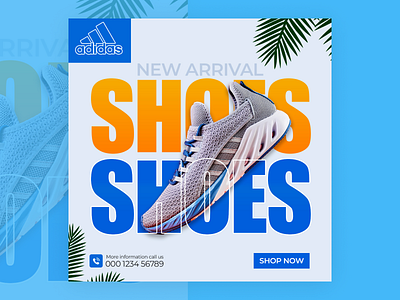 Shoes Banner Design adobe photoshop banner design branding design graphic design