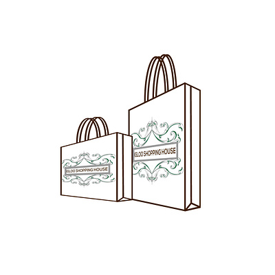 Shopping Bag graphic design illustration logo