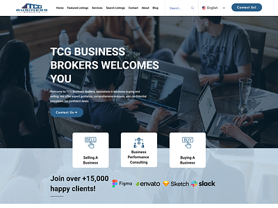 Business Website Made By Wix branding broker business business website design landing page ui ux website wix