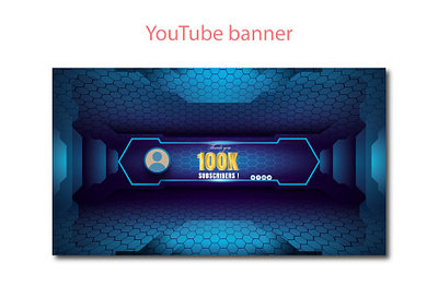 Modern YouTube channel banner Design youtube