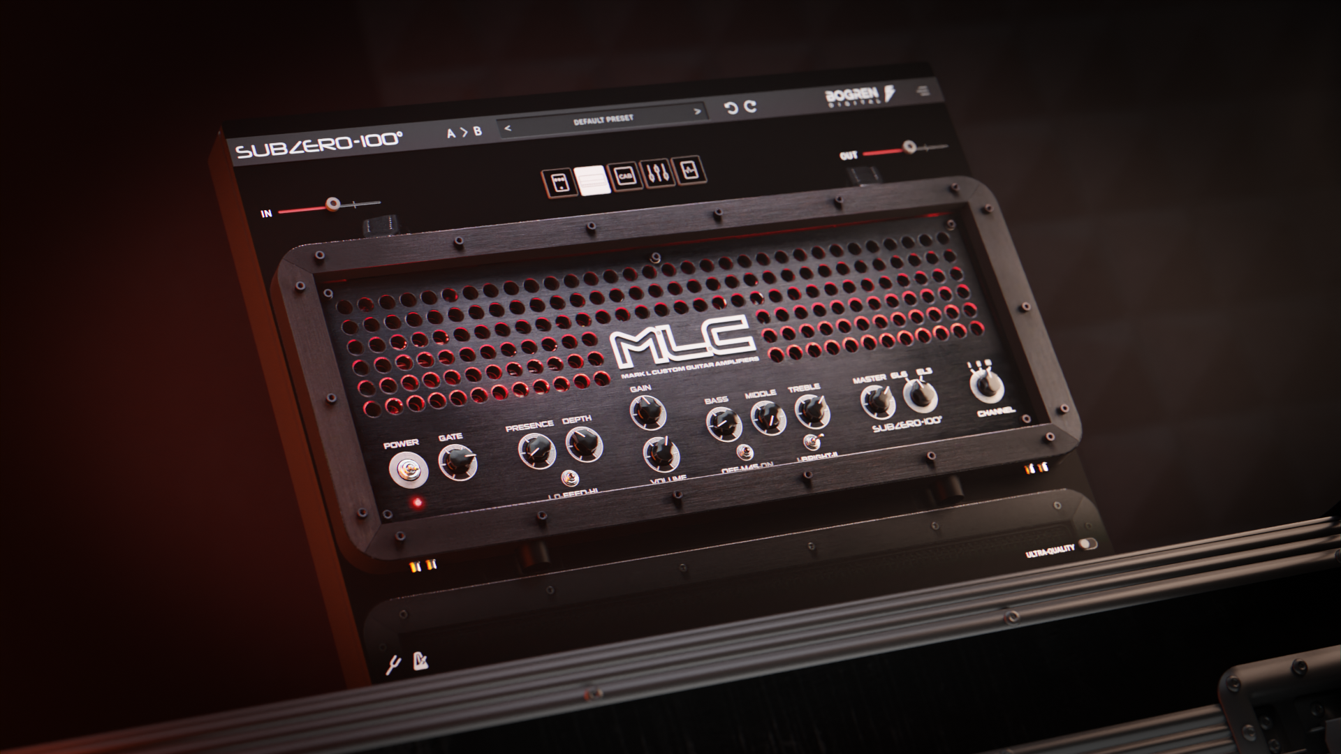 Bogren Digital - MLC Subzero 100 3d amp plugin artwork audio audio plugin gui kontakt music plugin ui vst