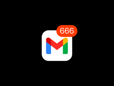 Inbosixsixsix 666 gmail harry vincent notifications out of office ui ui design unread emails