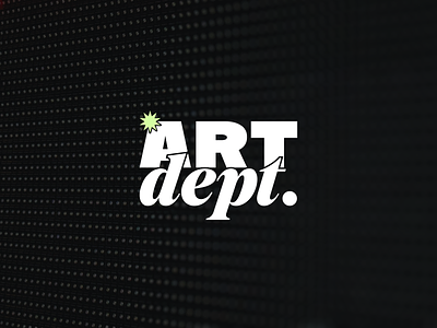 Logo Development for Art Department agency branding design design firm graphic design illustration logo logo design logodesign marketing typography