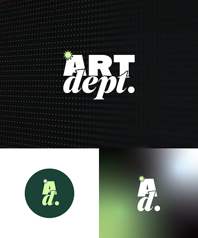 Logo Development for Art Department agency branding design design firm graphic design illustration logo logo design logodesign marketing typography