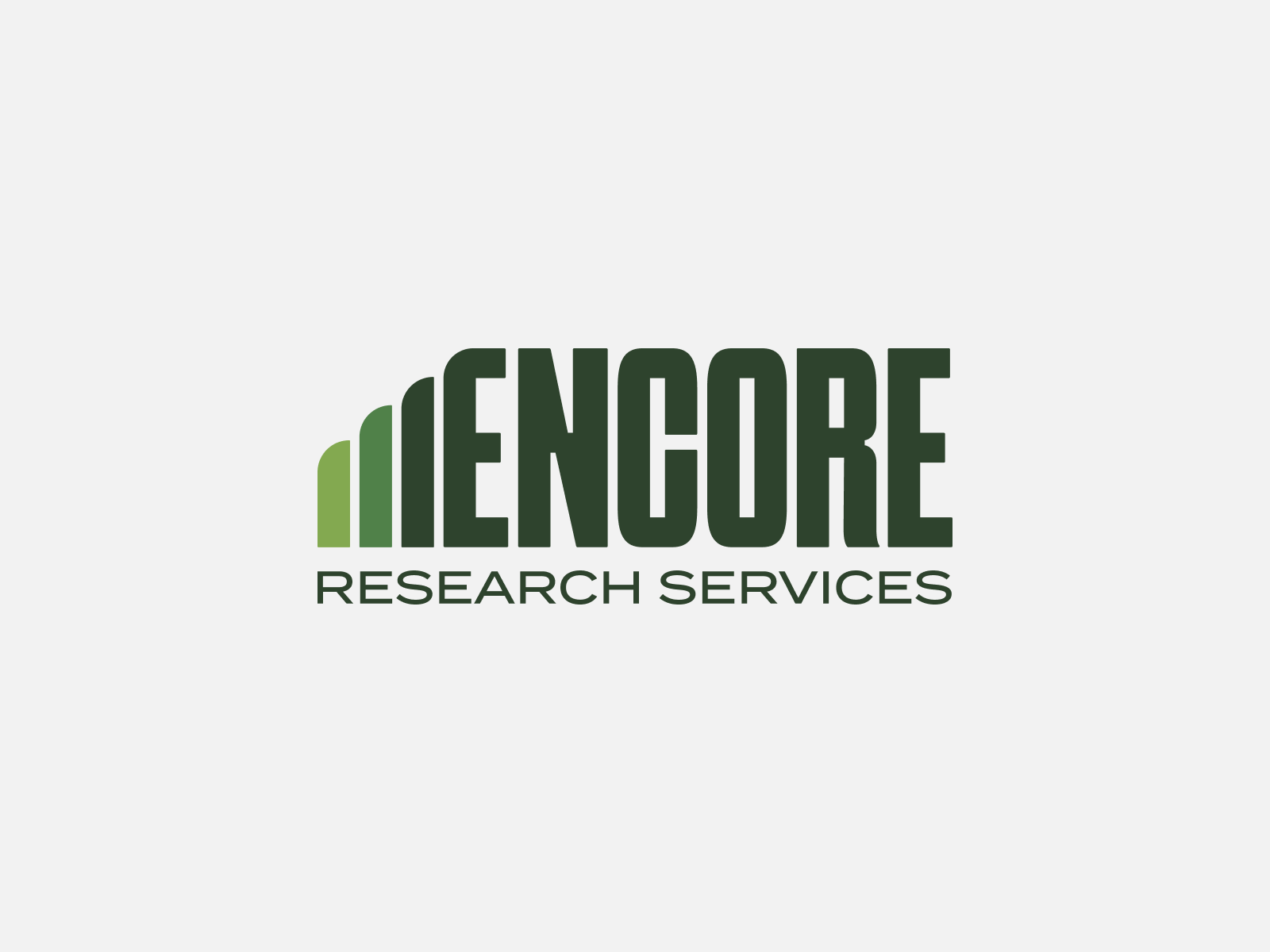 Logo Development for Encore Research Services by Taylor Friehl on Dribbble