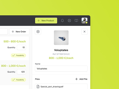 Lime 🍋 app clean design system drawer jim designs jimdesigns.co jimdesings product design saas side bar sidepanel ui