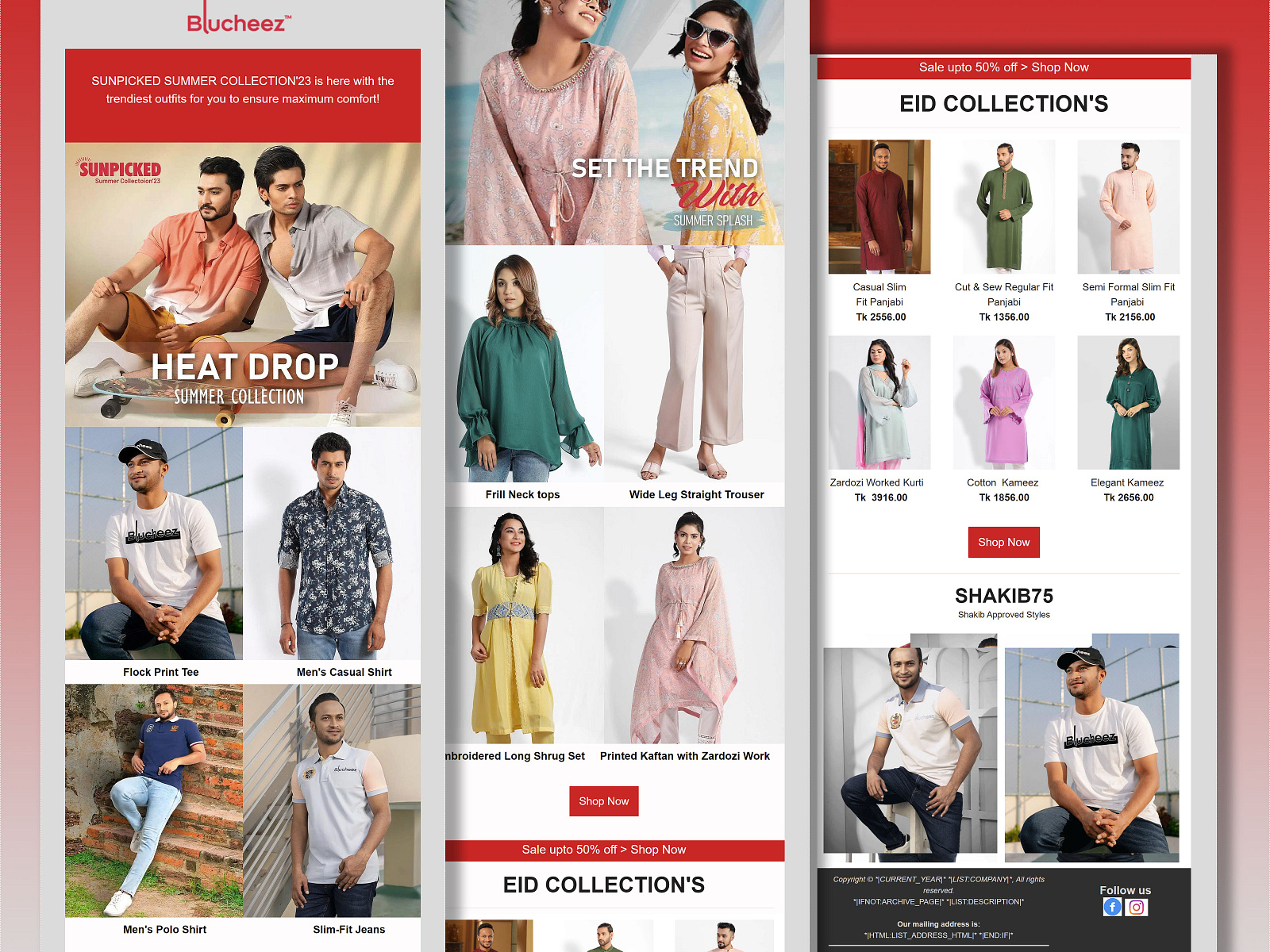 Mailchimp Template Design For Clothing Brand by Towfiqul Alam on Dribbble