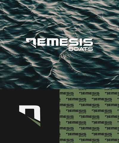 Logo Development for Nemesis Boats boat boating branding design fish fishing fishing boat illustration logo logo design logodesign marine typography