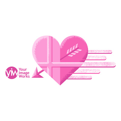 Your Image Works Valentine Graphic branding design graphic design illustration vector